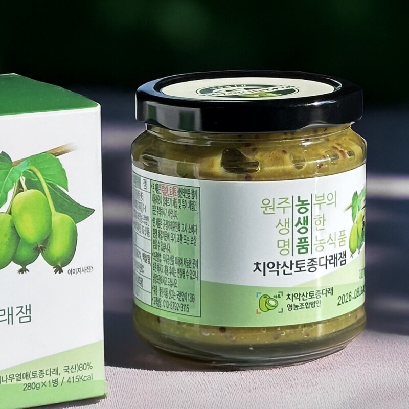 농업회사법인 산들바람(주),원주농부의 생생한 명품 토종다래잼 280g